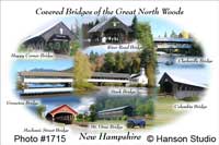 Great North Woods, NH - Covered Bridges of The Great North Woods Collage